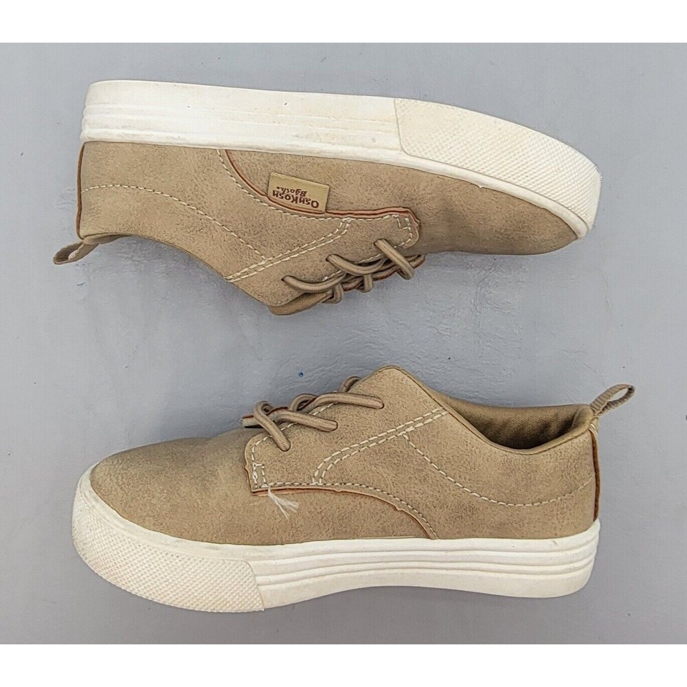 OshKosh B’Gosh Putney Toddler Boys’ Casual Shoes Tan Beige Size 7M - Picture 12 of 13
